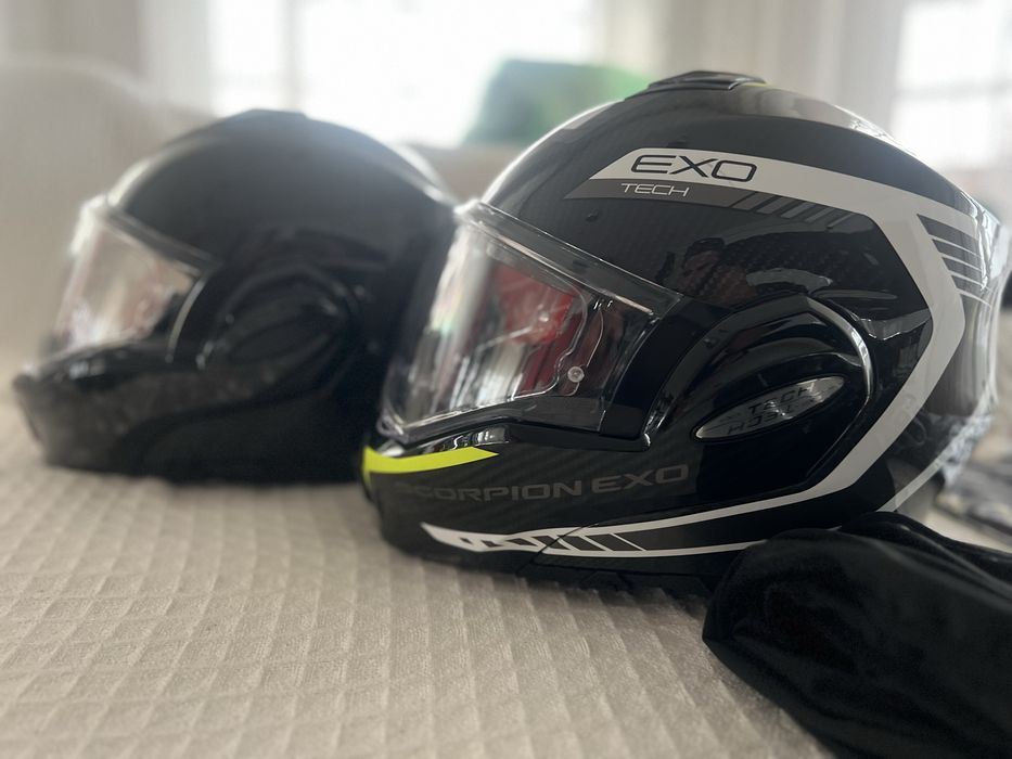 Scorpion Exo Tech Evo Solid Carbon Helmet