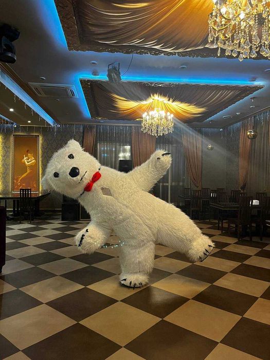 Ростовая кукла белый медведь
