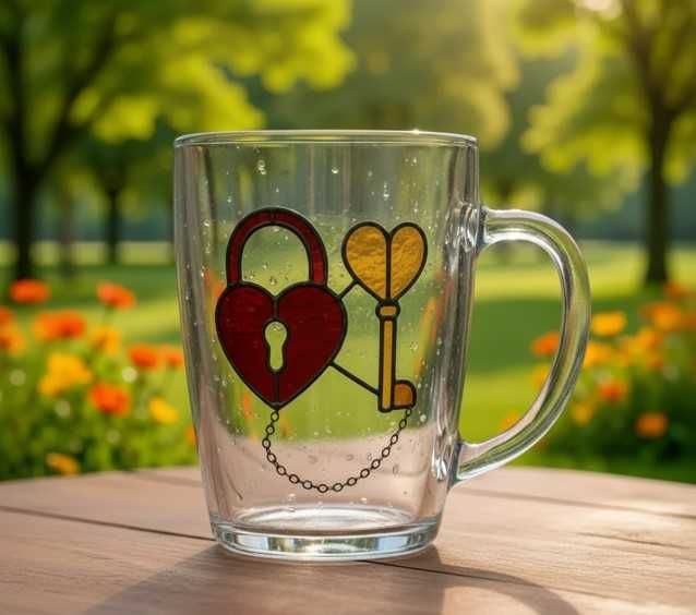 Cadou Valentines unicat cana pictata persoanlizata