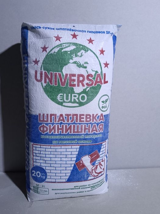 Шпатлёвка сфатли Германия техналогияси асосида ишлаб чикарилади