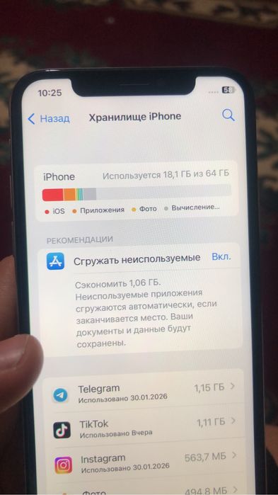 IPhone X 100% 64gb