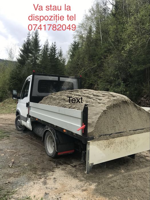 Nisip balastru pietriș piatra sparta