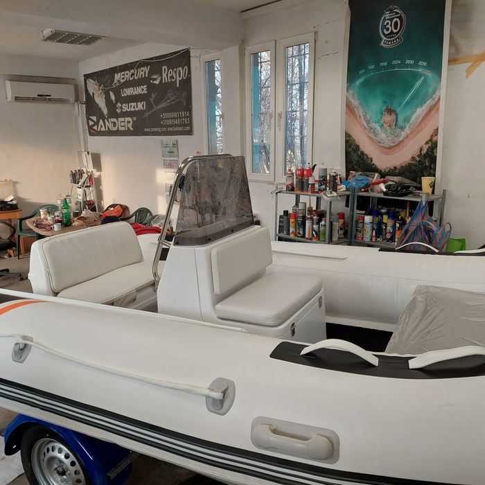 Нови РИБ лодки с алуминиев корпус PVC1.2MM ZANDER ARIB470