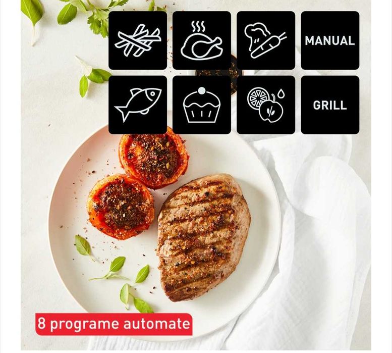 Vand, ieftin, Noua- Tefal Friteuza 8,3 L, 2700 wati,2 cuve, 8 programe