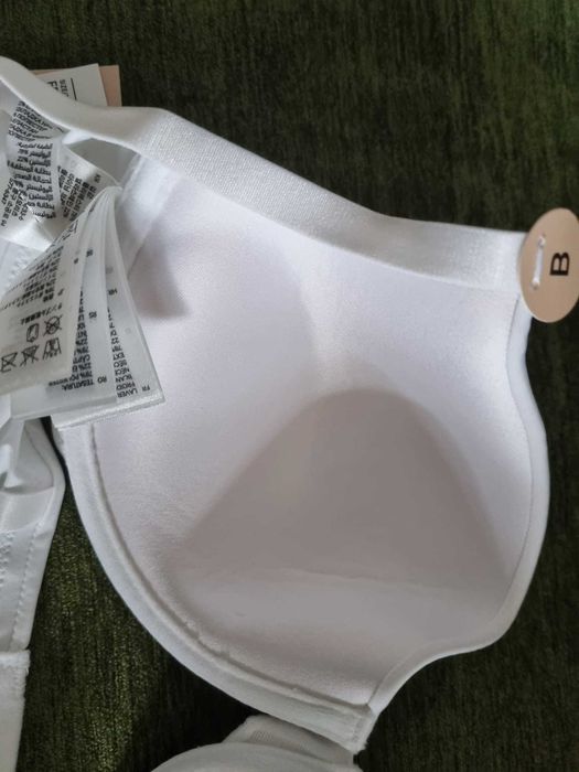 Sutien push-up H&M, mărimea 85B, alb, nou, cu etichetă