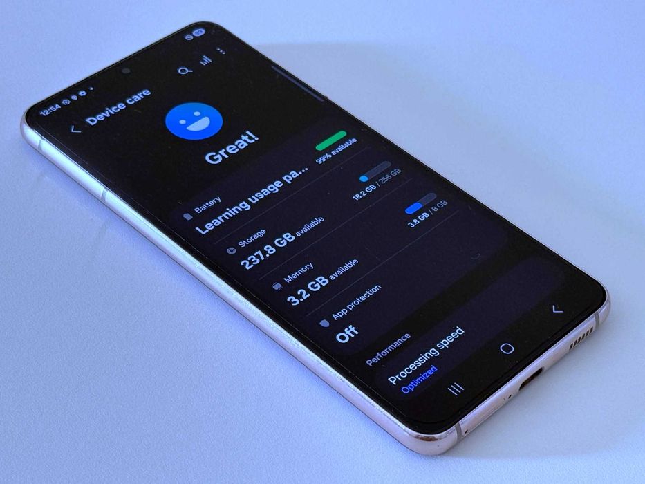 Бартер! Перфектен! Samsung Galaxy S21 5G 256/8GB Phantom Violet (Лилав)