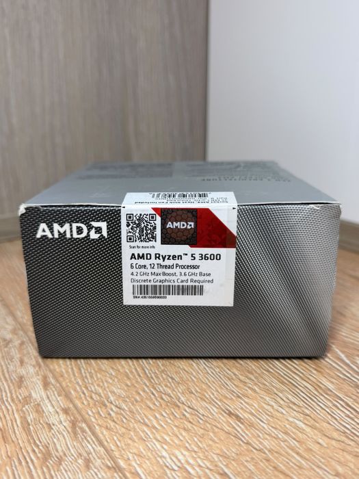 Procesor AMD Ryzen™ 5 3600, 4.2GHz, 36MB, socket AM4, Box, fara cooler