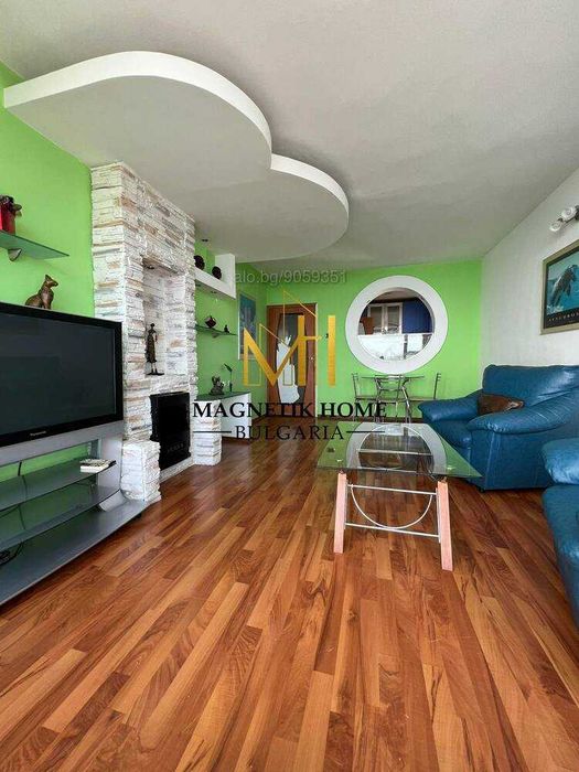 Топ панорама! Двустаен апартамент с гледка към морето в ж.к. Лазур