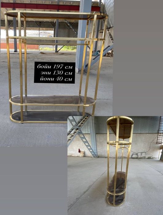 Kiyim do'koni uchun nerjavekadan mebel