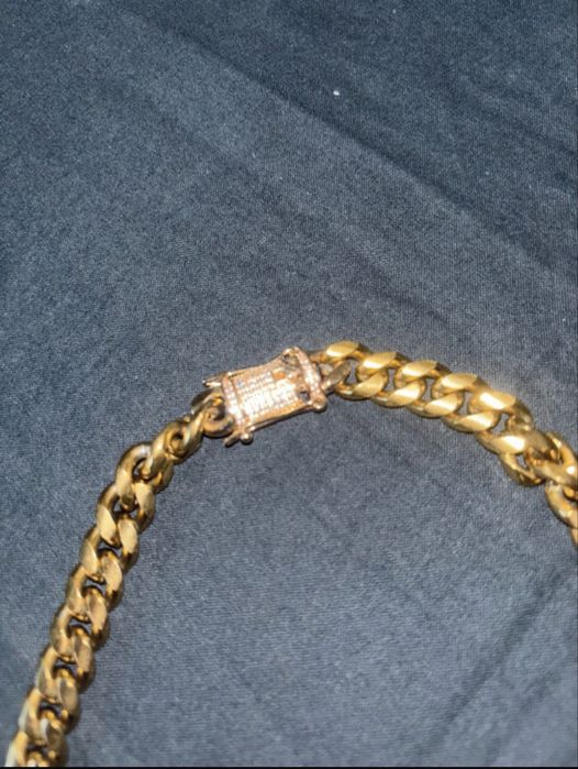 vand lant placat cu aur de 14k