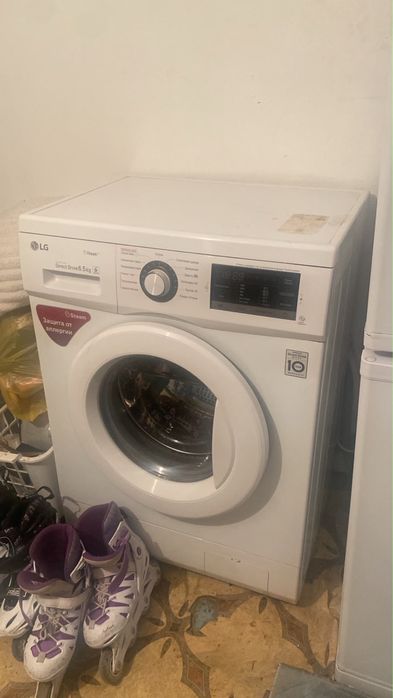 Стиральная машина LG Inverter Direct Drive 6,5 кг с функцией Steam
