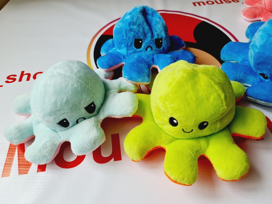 Осьминог перевертыш 10 см