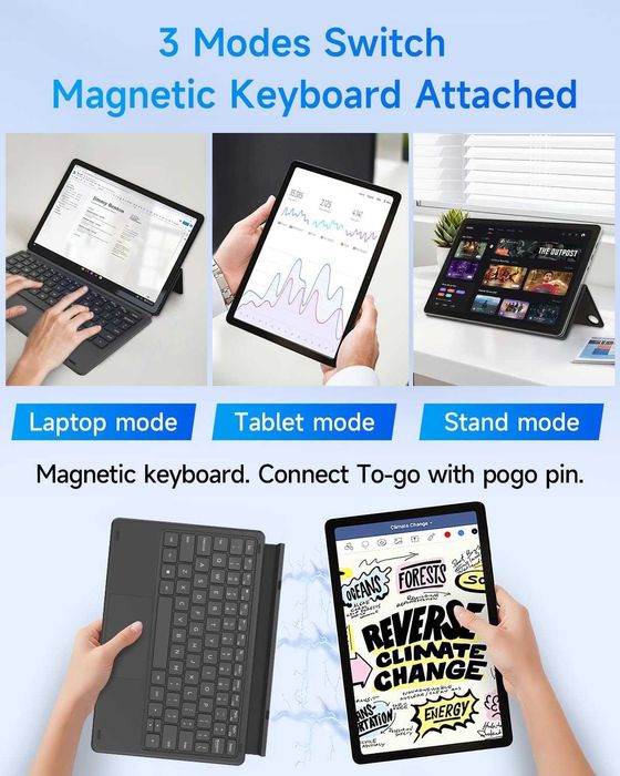 Лаптоп и таблет 2-в-1 BNCF 11 инча 12GB RAM 512GB SSD (Нов)