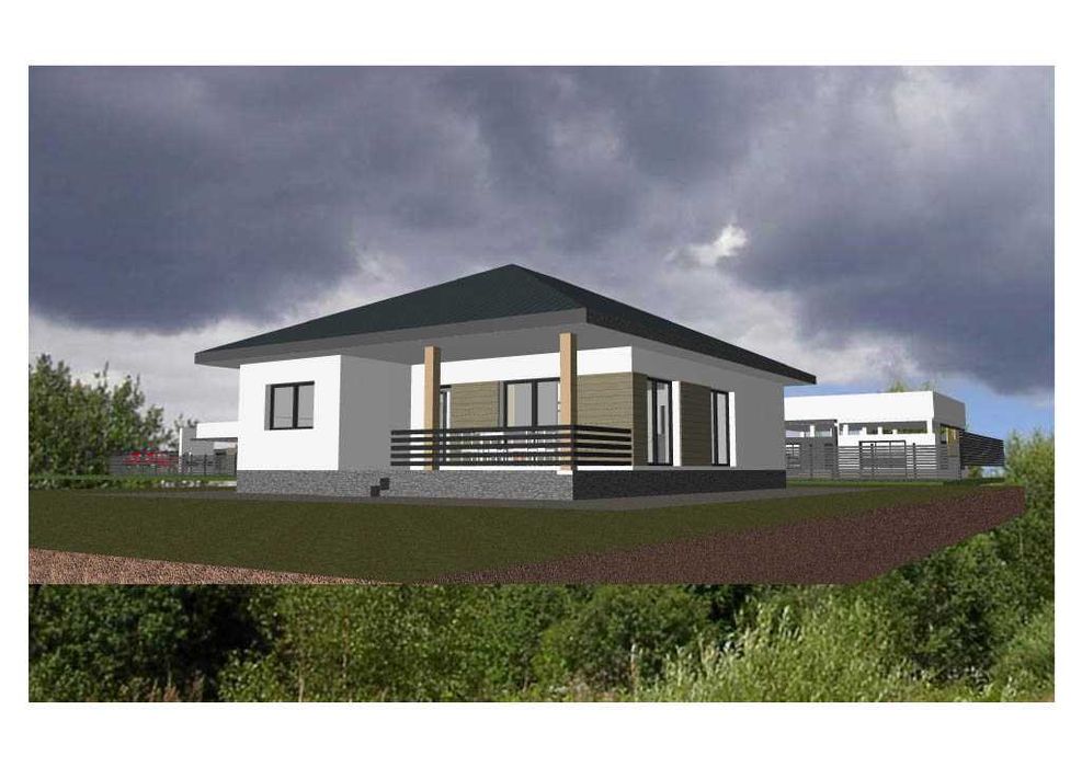 Casa Noua la Rosu – Parter, 112 mp, Teren generos 650mp, Babana, Arges