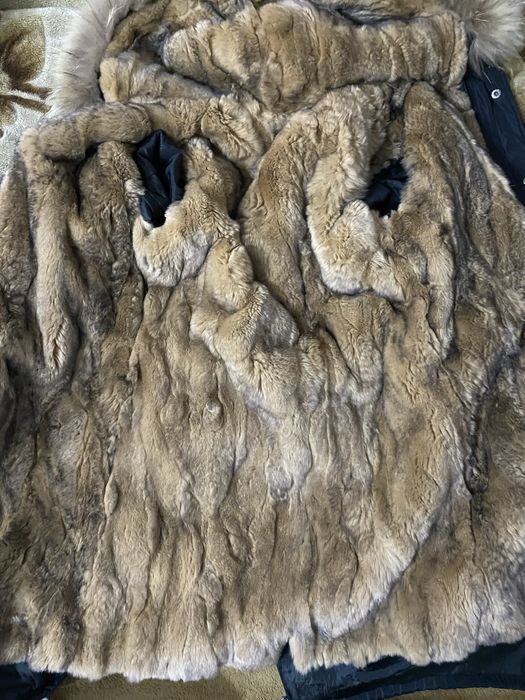 Парка с натуральным мехом