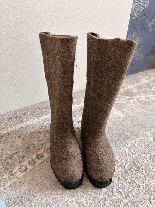 Валенки с резиновой подошвой