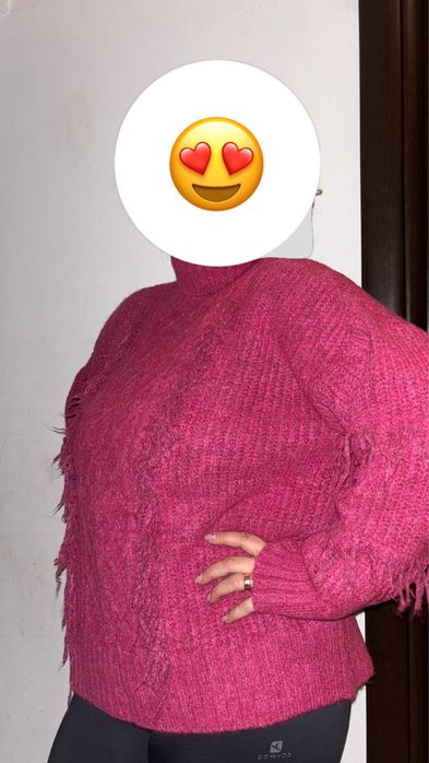 Pulover Roz Trendyol