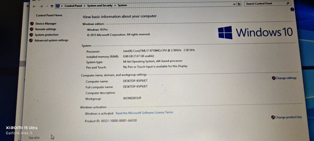 Laptop Hp ZBook17 g2