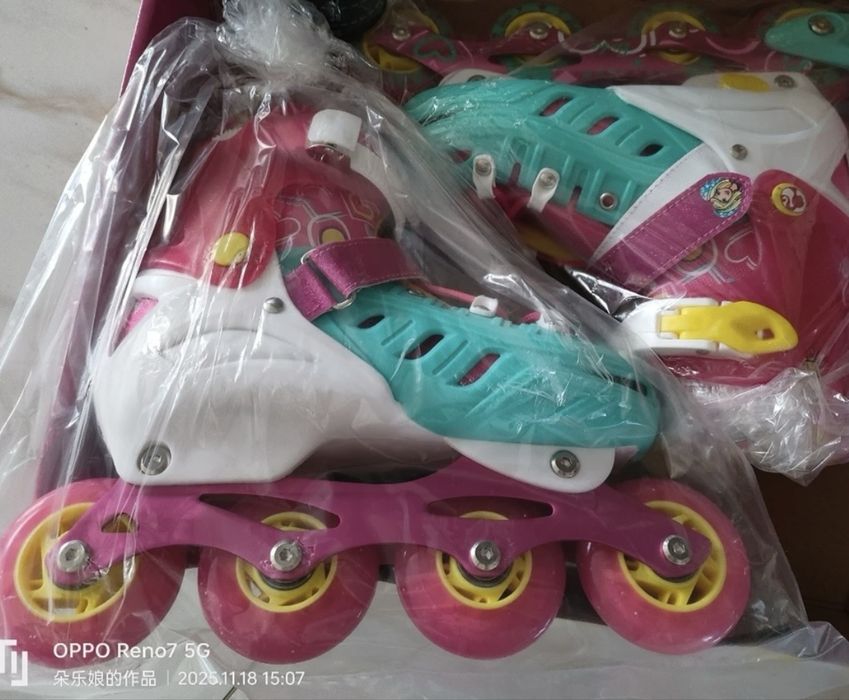 Ролики Барби розовые