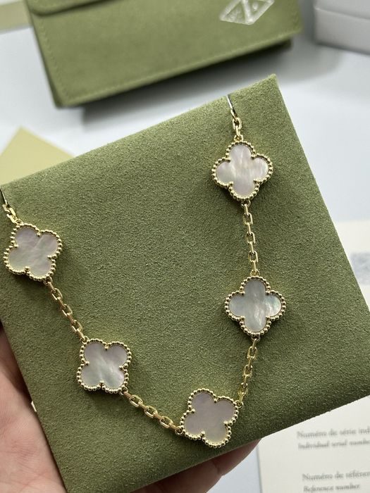 Brățară Van Cleef & Arpels 5 motifs Gold 750 White Pearl