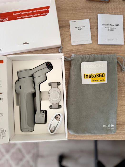 Гимбал за смартфон Insta360 - Flow 2 Pro с Гаранция