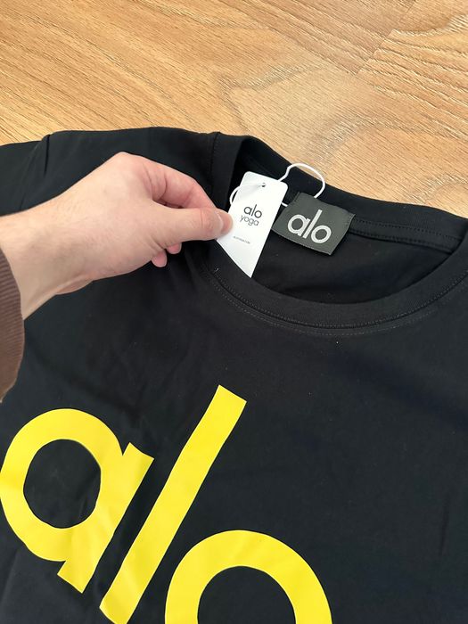 Черна Тениска Alo Ало L