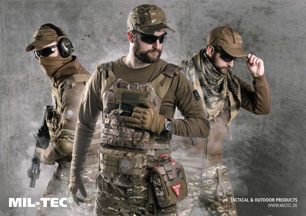 RUCSAC Militar Mil-Tec 36 Litri - Geanta MILTEC Camuflaj Stil Combat Uniforma Armata Impermeabil Curea de Talie - Vegetato Woodland - SKU 14002242