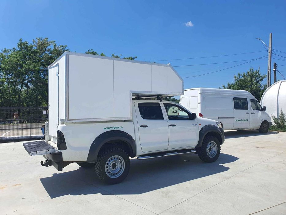 Pickup BoxCamper pentru 4x4 Toyota Hilux, Mitsubishi L200, Ford Ranger, Mercedes X Class, Nissan Navara, VW Amarok