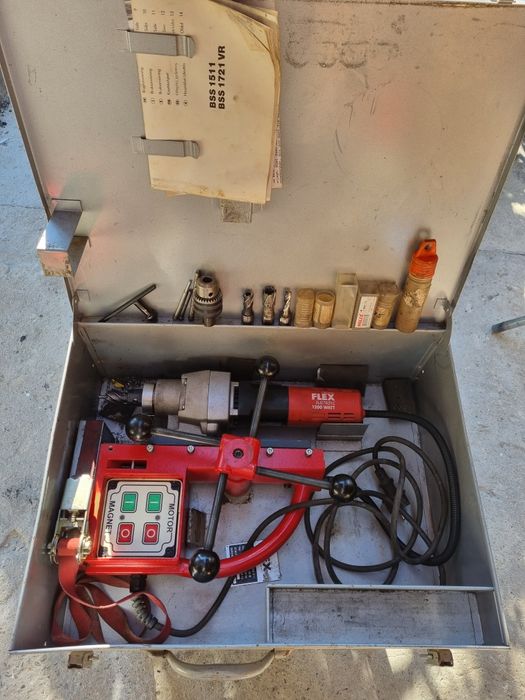 Bormasina freza,cu talpa magnetica Flex