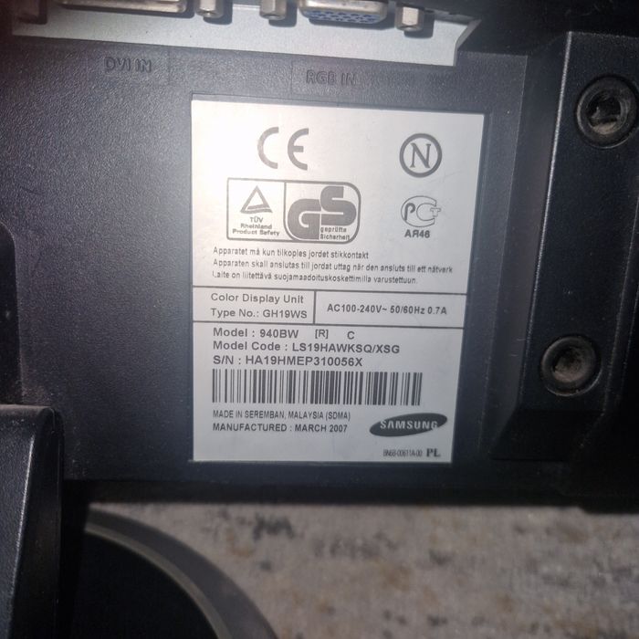 ПК + монитор Samsung