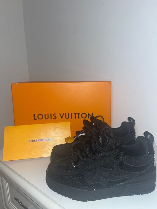 Lv skate black swarovski