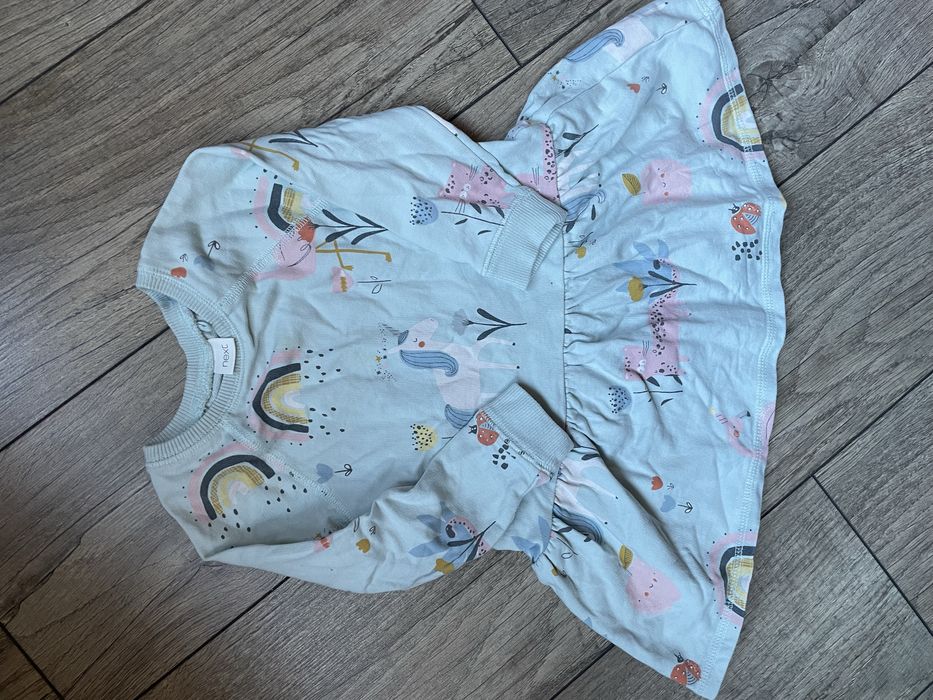 Next рокля еднорози 1.5г-2г  / 92 размер