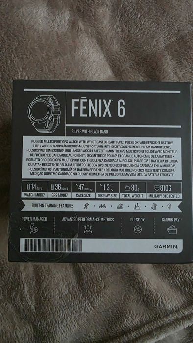 smartwatch garmin fenix 6