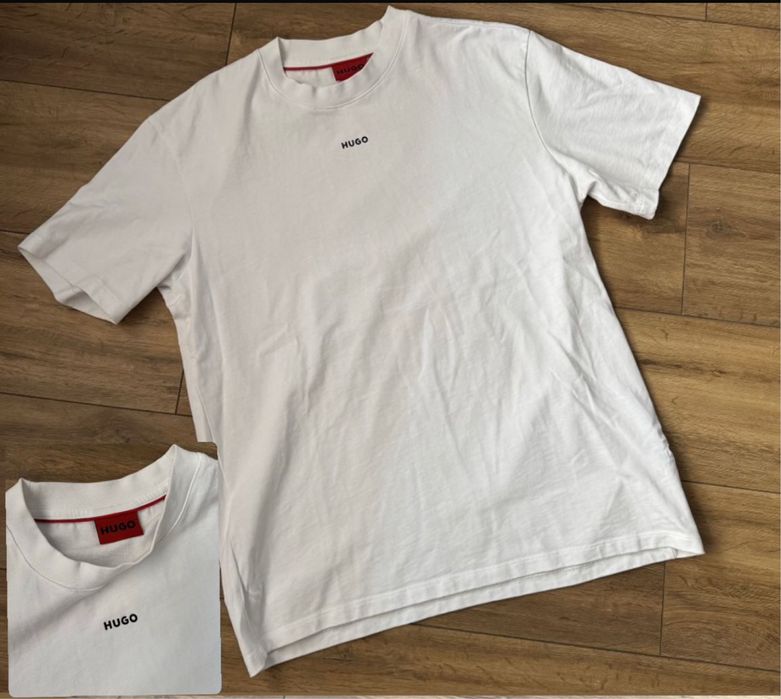 Tricou Hugo Boss White•Nou•Marime L•Original
