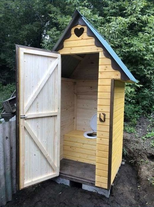 Уличный Деревянный Туалеты для дачи