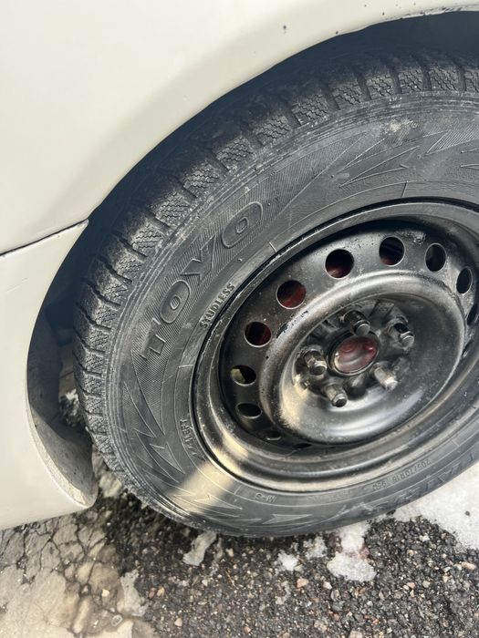 Зимный балон с диской