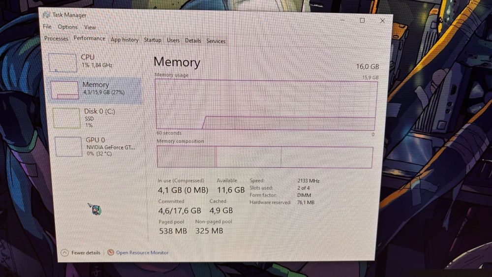 PC Gaming GTX 1650 / Ryzen 5 / 16GB / SSD NVMe + HDD / RGB / Windows
