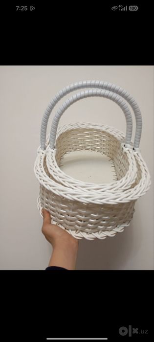 Gul meva shokolad sovgʻalar uchun rattan savatlar