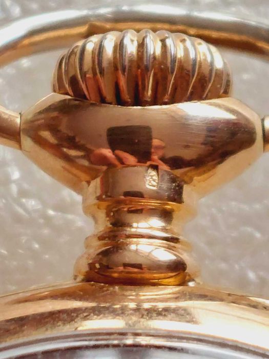 Ceas de buzunar din aur Zenith, aur 18k 42 gr.