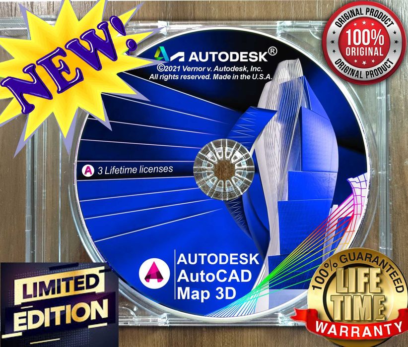 AutoCAD Map 3D 2022 -3 Lifetime Lic.(Permanenta)Acces Update