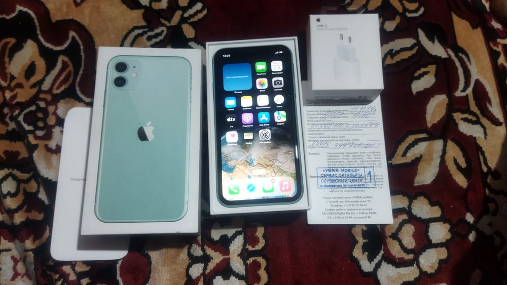 Айфон 11.    128 гб