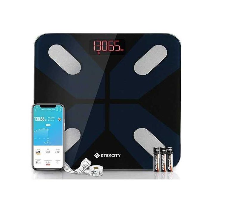 Etekcity Bluetooth интелигентна кантар за телесно тегло, ИТМ до 180кг