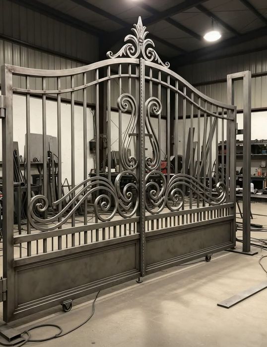 Vand gard din fier forjat si tabla modelata la CNCrCNC