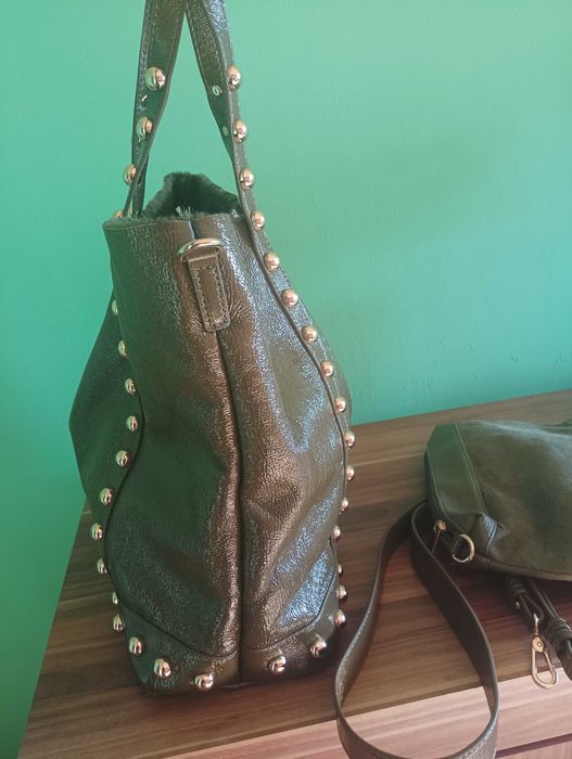 Нова бутикова чанта естествен лак