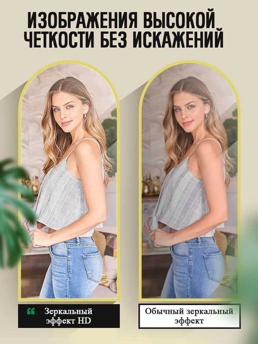 Универсальное фигурное зеркало/Universal arka shaklidagi ko‘zgu  m33