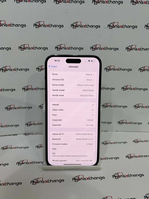 iPhone 14 Pro Max Black Neverlocked 128GB  84%  45113