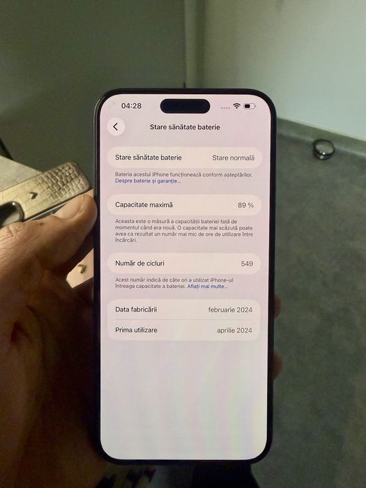 Iphone 15 Pro Max Blue Titanium 256GB Full Box