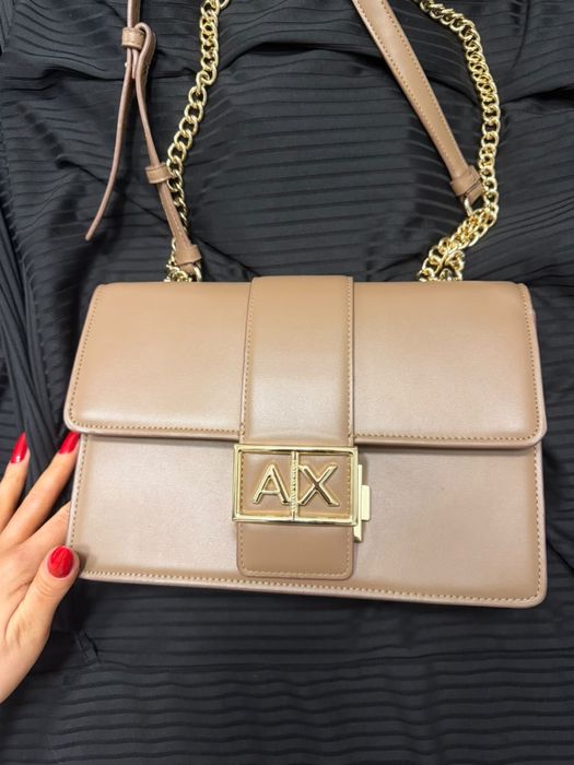 Armani Exchange Geantă XW000070 AF12039 U6186 Maro deschis