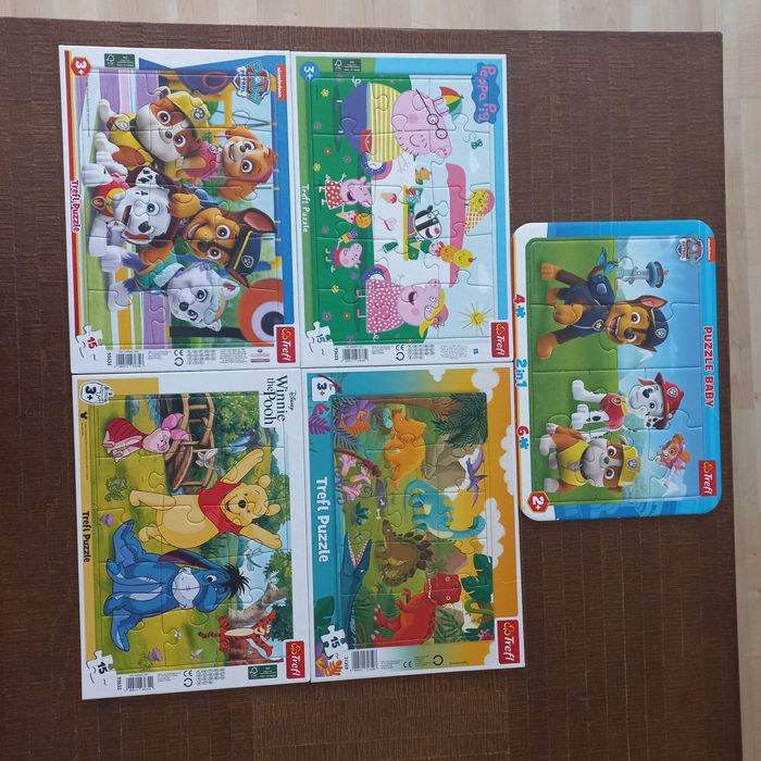 Puzzle -17 seturi pentru varste între 2-3 ani