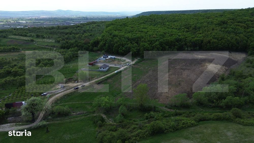 Teren 15.100 mp la baza padurii – ideal parcelare | 14 loturi | priv